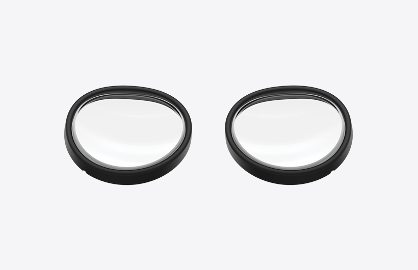 ZEISS Inserts Optiques, lentilles rondes à contour noir